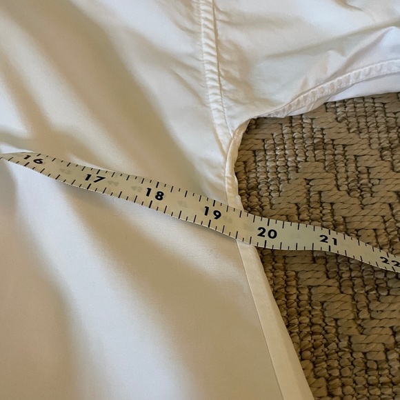 Ann Mashburn White Poplin Size Small - Picture 7 of 7